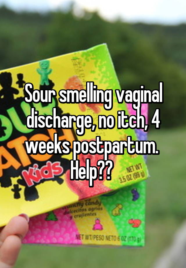 Sour Vaginal Smell